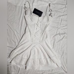 Outcast White Lace Corset Dress